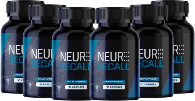 NeuroRecall six bottle pack